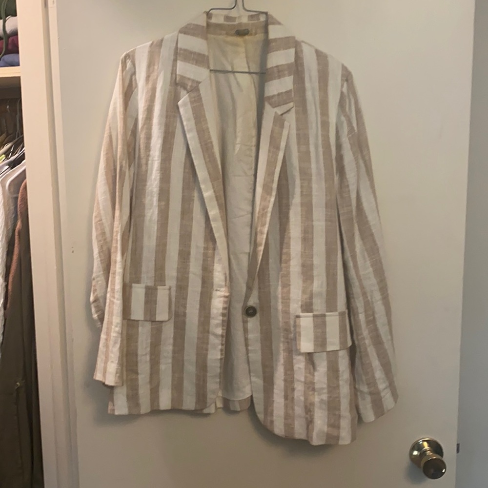Gimmicks striped blazer